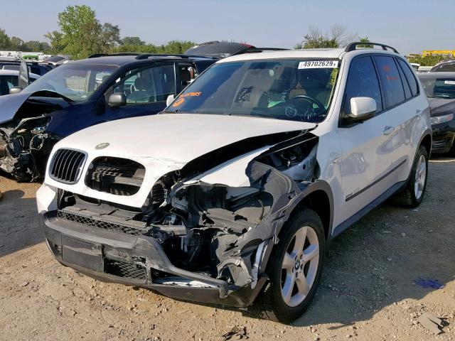 5UXFE43597L017185 - 2007 BMW X5 3.0I WHITE photo 2