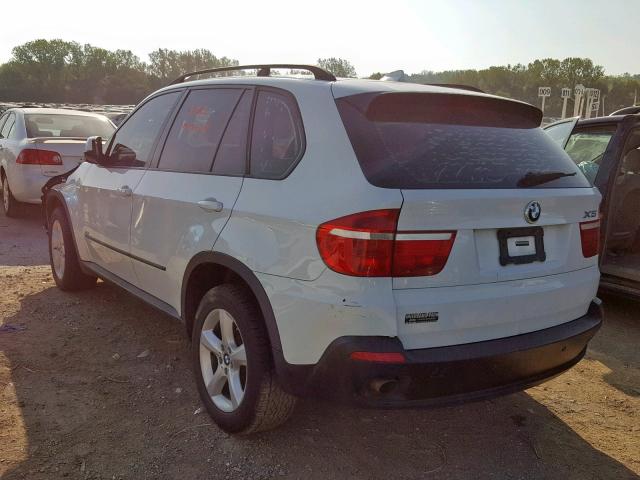 5UXFE43597L017185 - 2007 BMW X5 3.0I WHITE photo 3