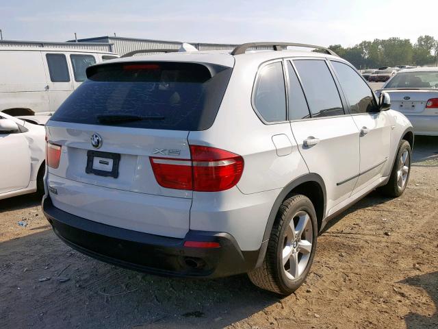 5UXFE43597L017185 - 2007 BMW X5 3.0I WHITE photo 4