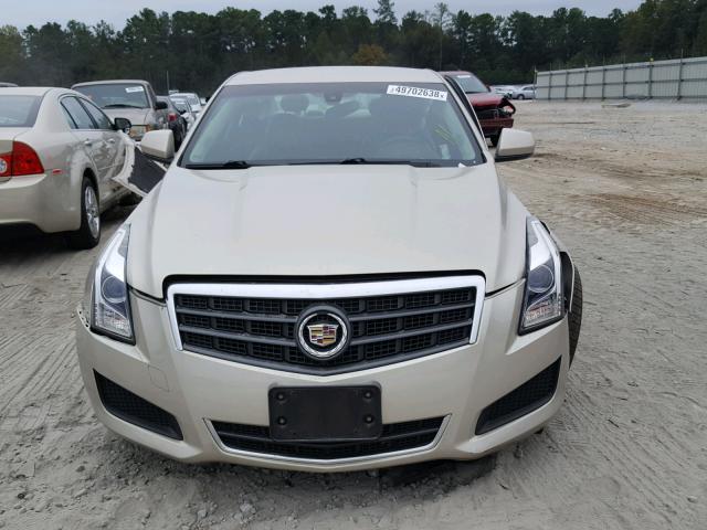 1G6AA5RA7D0145023 - 2013 CADILLAC ATS TAN photo 9