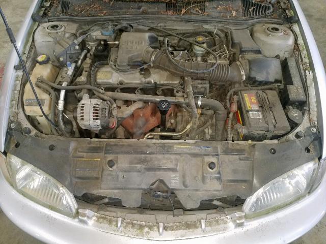 1G1JC524827432279 - 2002 CHEVROLET CAVALIER B SILVER photo 7