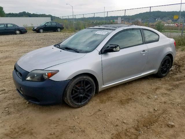 JTKDE177850010545 - 2005 TOYOTA SCION TC SILVER photo 2