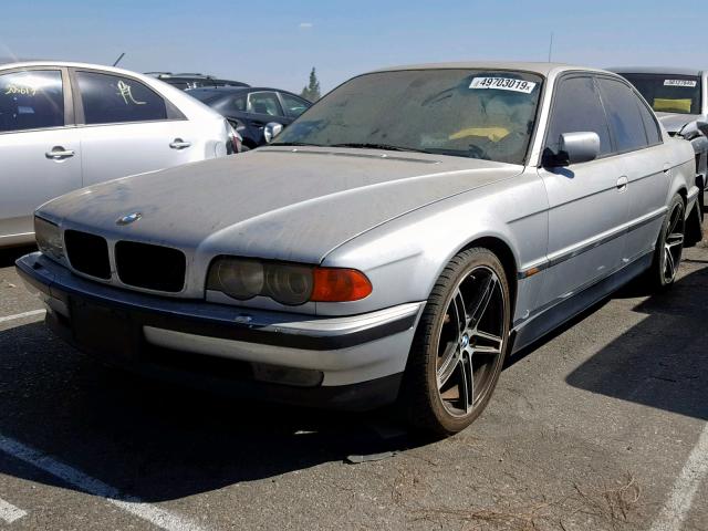 WBAGG8343YDN77615 - 2000 BMW 740 I AUTO SILVER photo 2