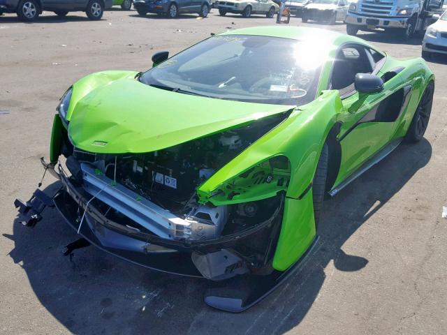 SBM13DAA5KW007057 - 2019 MCLAREN AUTOMOTIVE 570S GREEN photo 2