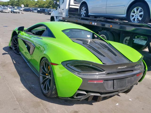 SBM13DAA5KW007057 - 2019 MCLAREN AUTOMOTIVE 570S GREEN photo 3