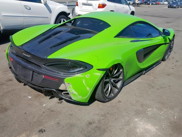 SBM13DAA5KW007057 - 2019 MCLAREN AUTOMOTIVE 570S GREEN photo 4