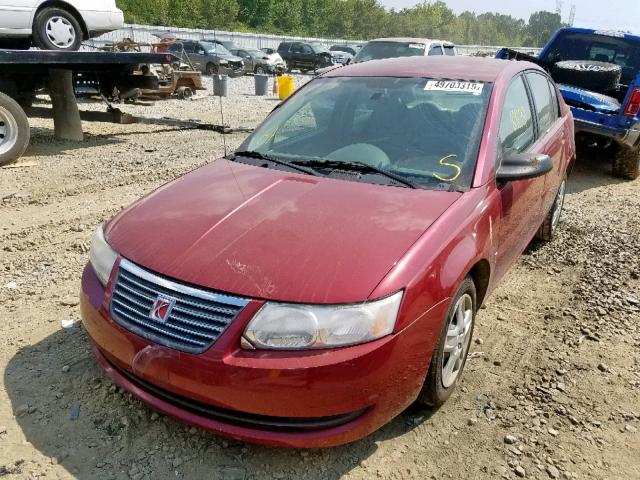 1G8AJ55F97Z170305 - 2007 SATURN ION LEVEL RED photo 2