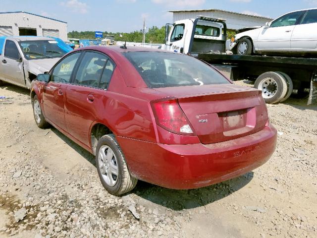 1G8AJ55F97Z170305 - 2007 SATURN ION LEVEL RED photo 3