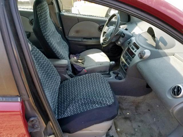 1G8AJ55F97Z170305 - 2007 SATURN ION LEVEL RED photo 5
