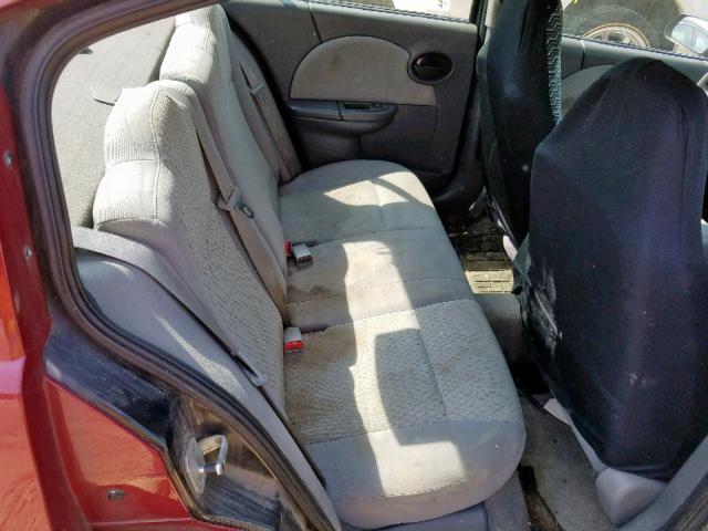 1G8AJ55F97Z170305 - 2007 SATURN ION LEVEL RED photo 6