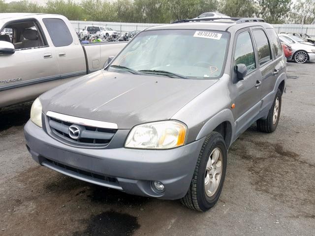 4F2YU09122KM19266 - 2002 MAZDA TRIBUTE LX GRAY photo 2