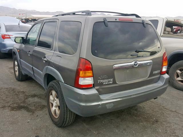 4F2YU09122KM19266 - 2002 MAZDA TRIBUTE LX GRAY photo 3