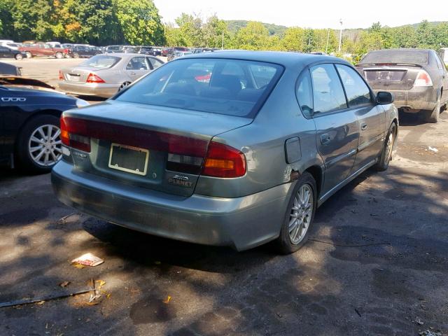 4S3BE635637209887 - 2003 SUBARU LEGACY L GRAY photo 4