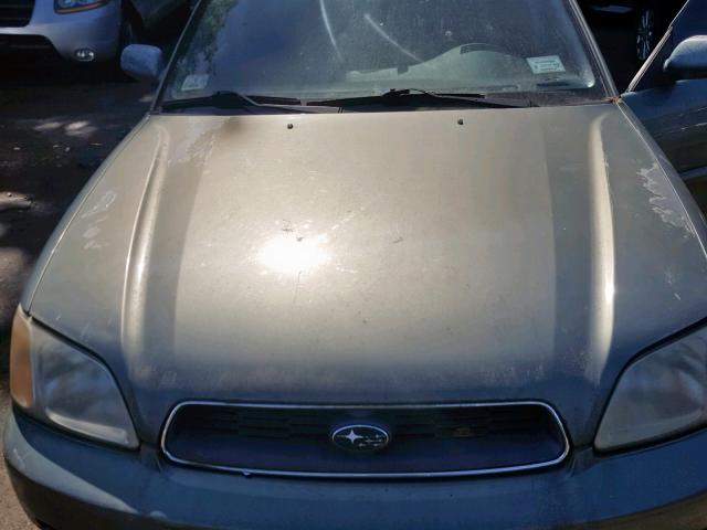 4S3BE635637209887 - 2003 SUBARU LEGACY L GRAY photo 7