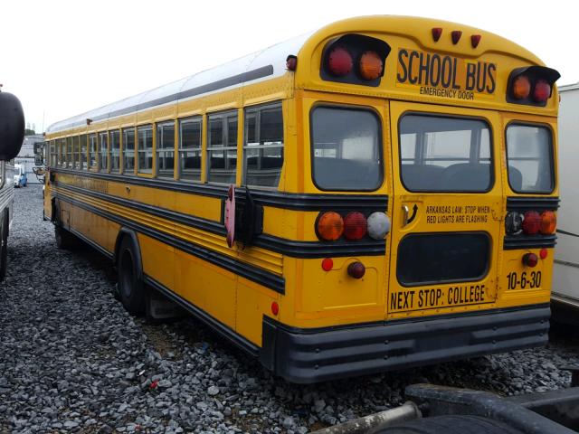 1BABNCPA8YF093394 - 2000 BLUE BIRD SCHOOL BUS YELLOW photo 3