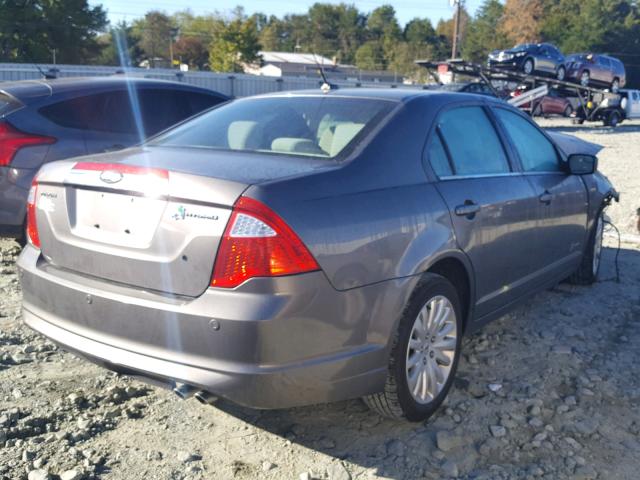 3FADP0L38BR150708 - 2011 FORD FUSION HYB CHARCOAL photo 4