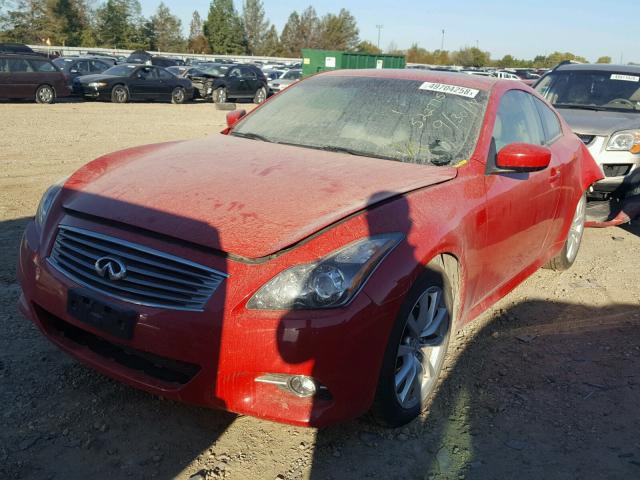 JN1CV6EL8CM473617 - 2012 INFINITI G37 RED photo 2