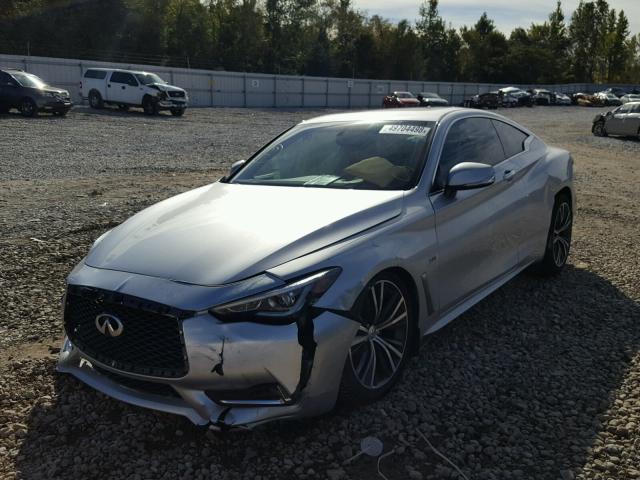 JN1EV7EK3HM360204 - 2017 INFINITI Q60 PREMIU SILVER photo 2