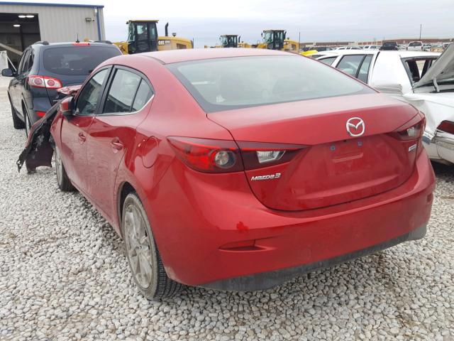 3MZBN1V70HM116147 - 2017 MAZDA 3 TOURING RED photo 3