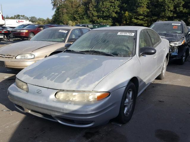 1G3NL52F94C199727 - 2004 OLDSMOBILE ALERO GL SILVER photo 2