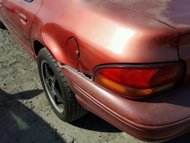 1B3EJ46C7YN264764 - 2000 DODGE STRATUS SE BURGUNDY photo 9