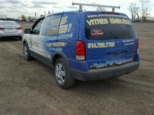 1GMDU03137D200833 - 2007 PONTIAC MONTANA SV WHITE photo 3