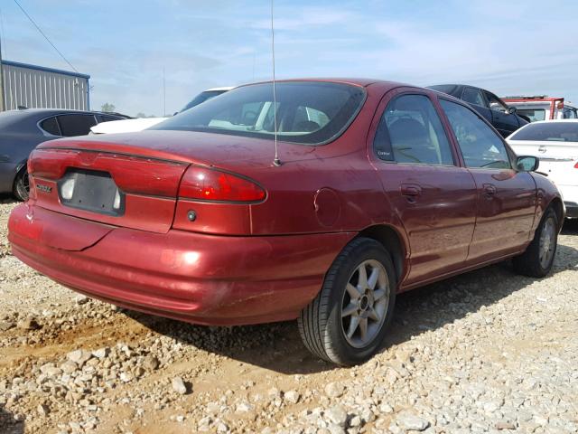 1FAFP6639XK218405 - 1999 FORD CONTOUR SE RED photo 4