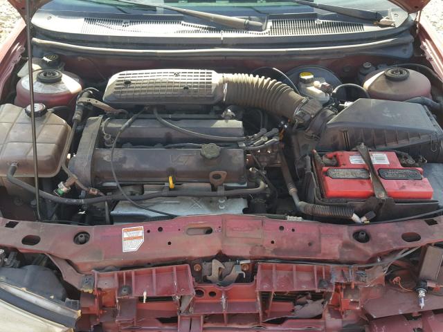 1FAFP6639XK218405 - 1999 FORD CONTOUR SE RED photo 7