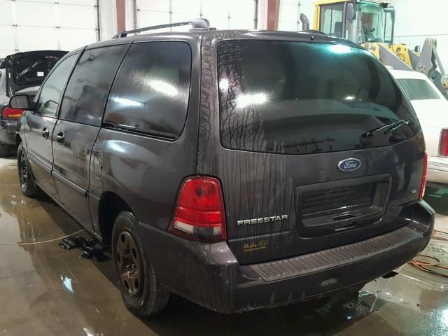 2FMZA51607BA17566 - 2007 FORD FREESTAR S GRAY photo 3