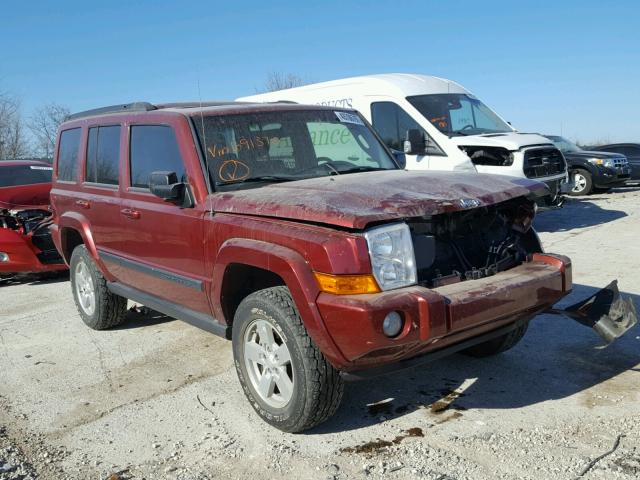 1J8HG48PX7C691370 - 2007 JEEP COMMANDER 栗色 照片 1