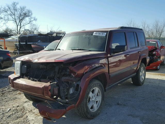 1J8HG48PX7C691370 - 2007 JEEP COMMANDER 栗色 照片 2