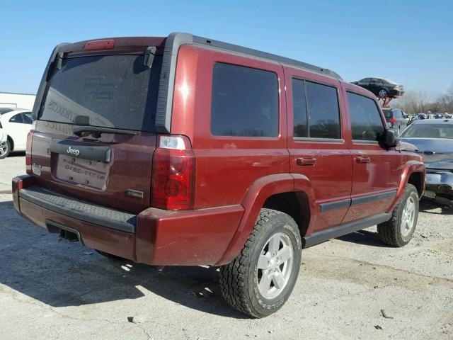 1J8HG48PX7C691370 - 2007 JEEP COMMANDER 栗色 照片 4