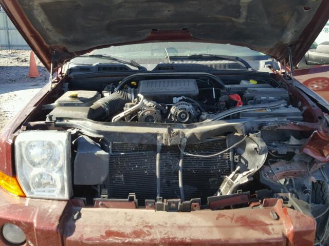 1J8HG48PX7C691370 - 2007 JEEP COMMANDER 栗色 照片 7