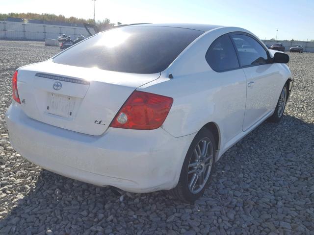 JTKDE177970197569 - 2007 TOYOTA SCION TC თეთრი ფოტო 4