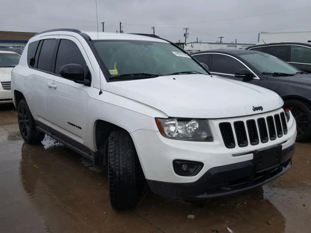 1C4NJCBA7FD250959 - 2015 JEEP COMPASS SP WHITE photo 1