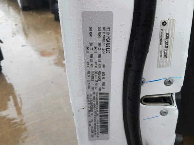 1C4NJCBA7FD250959 - 2015 JEEP COMPASS SP 白色 照片 10