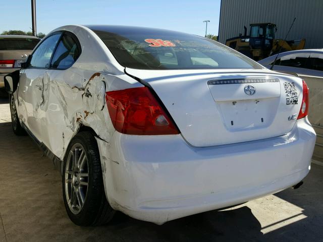 JTKDE177160089378 - 2006 TOYOTA SCION TC 白色 照片 3
