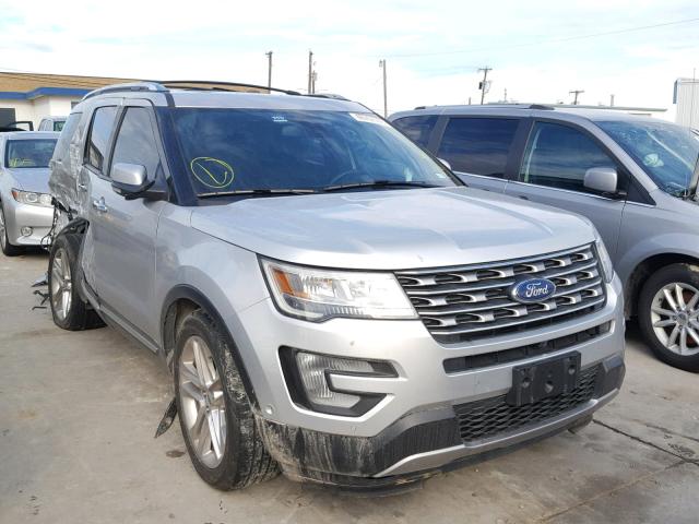 1FM5K7F84HGD12021 - 2017 FORD EXPLORER L SILVER photo 1