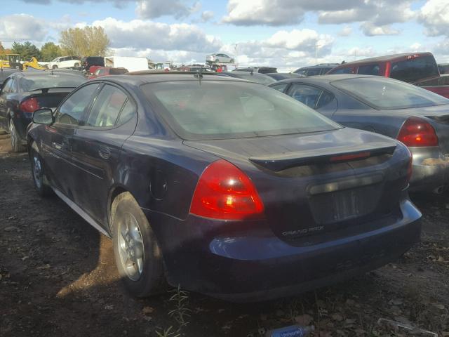 2G2WP552681185222 - 2008 PONTIAC GRAND PRIX Көк фото 3