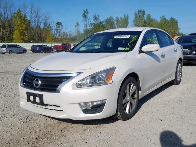 1N4AL3APXDN419609 - 2013 NISSAN ALTIMA WHITE photo 2