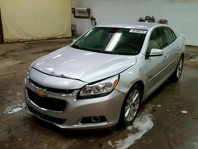 1G11D5SL1FF212952 - 2015 CHEVROLET MALIBU 2LT SILVER photo 2