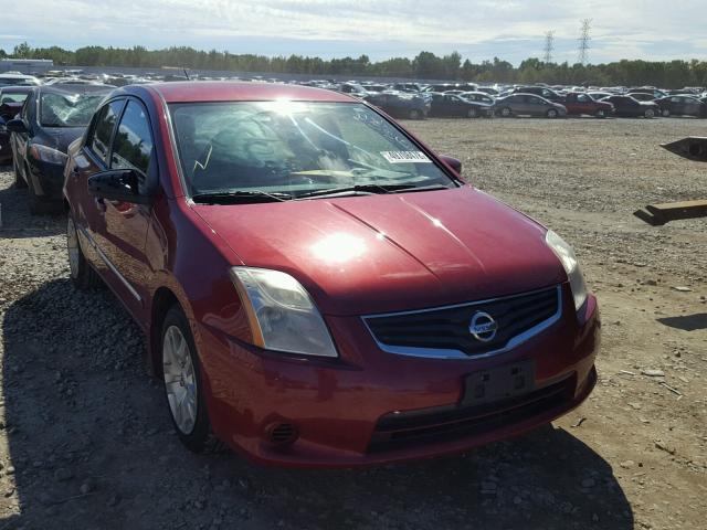 3N1AB6AP6AL632585 - 2010 NISSAN SENTRA 2.0 BURGUNDY photo 1