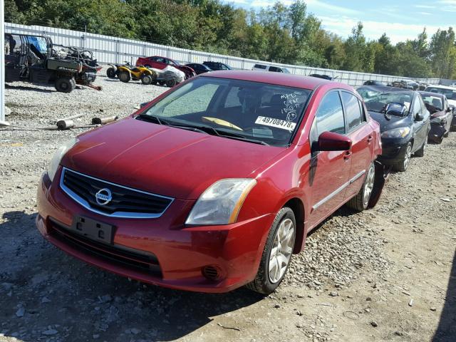 3N1AB6AP6AL632585 - 2010 NISSAN SENTRA 2.0 BURGUNDY photo 2