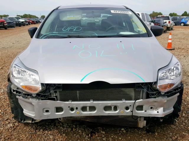 1FADP3E22DL144667 - 2013 FORD FOCUS S SILVER photo 9