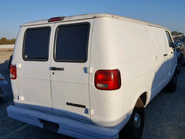 2B7HB21Y0SK524621 - 1995 DODGE RAM VAN B2 WHITE photo 4