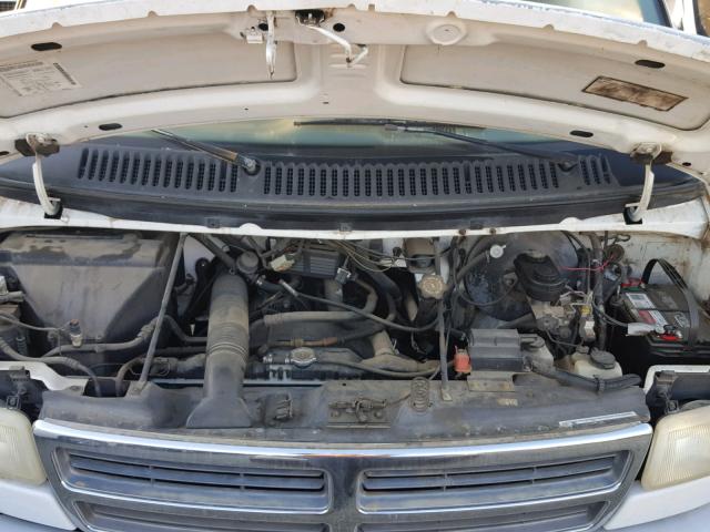 2B7HB21Y0SK524621 - 1995 DODGE RAM VAN B2 WHITE photo 7