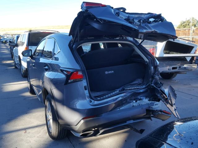 JTJBARBZ7G2073934 - 2016 LEXUS NX 200T GRAY photo 9