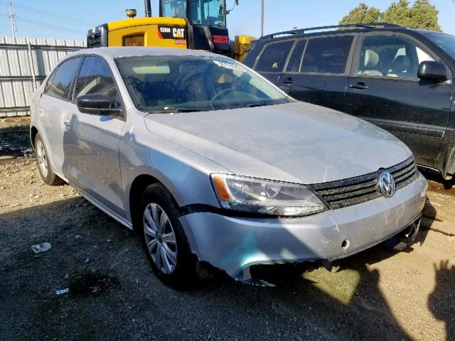 3VW2K7AJ6EM237371 - 2014 VOLKSWAGEN JETTA BASE 银色 照片 1