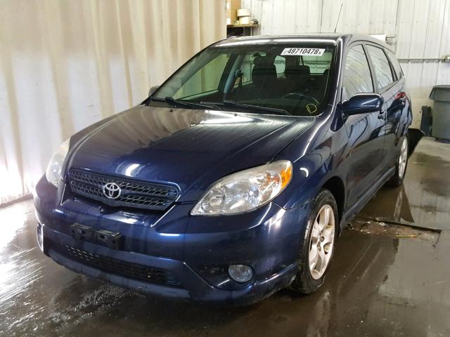 2T1KR32E68C698530 - 2008 TOYOTA COROLLA MA BLUE photo 2