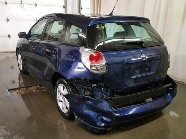 2T1KR32E68C698530 - 2008 TOYOTA COROLLA MA BLUE photo 3